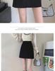 Plus Size Women's Coffee Corduroy A-line Skirt - Autumn/Winter Hip-Hugging Retro Brown Short Skirt