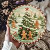 Gingerbread Land Sweet Christmas Cheer Vintage Aluminum Sign Metal Wall Decor for Indoor or Outdoor Use Home Decor Tintype