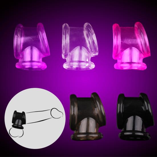 Měkký TPE Muži Zpoždění ejakulace Silný Climax Penisový kroužek Zámek penisu Sexuální hračka pro dospělé