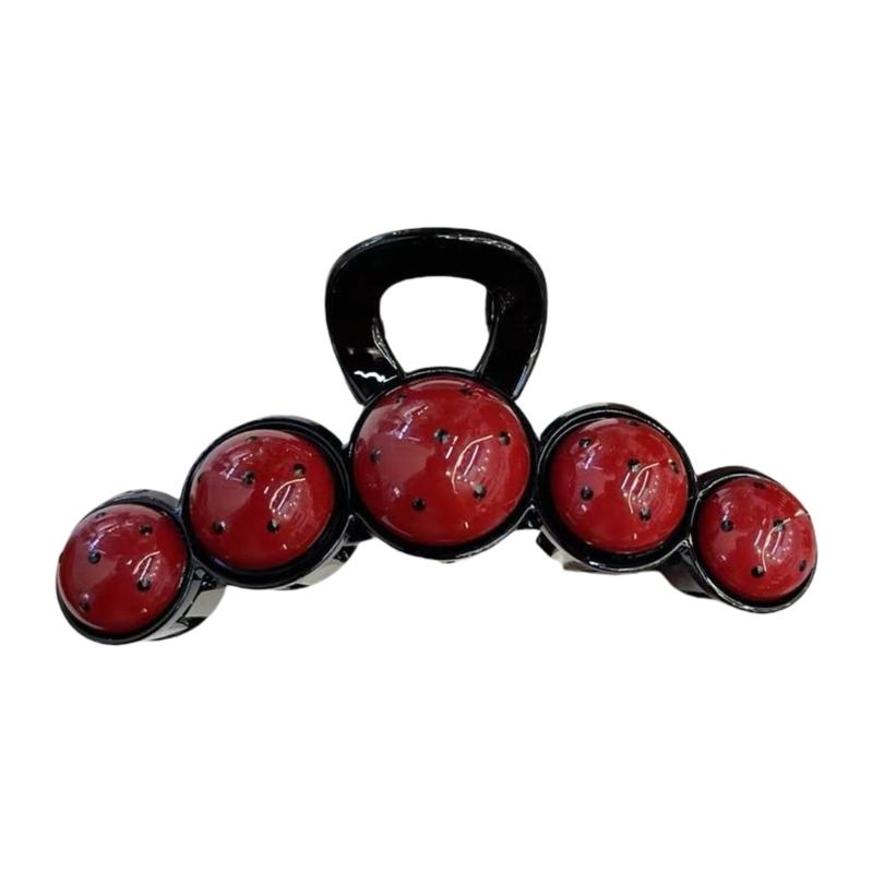 

Заколка-краб для волос в виде принцессы, зажимы для волос в виде милой божьей коровки, заколки с сильной фиксацией для девочек 1