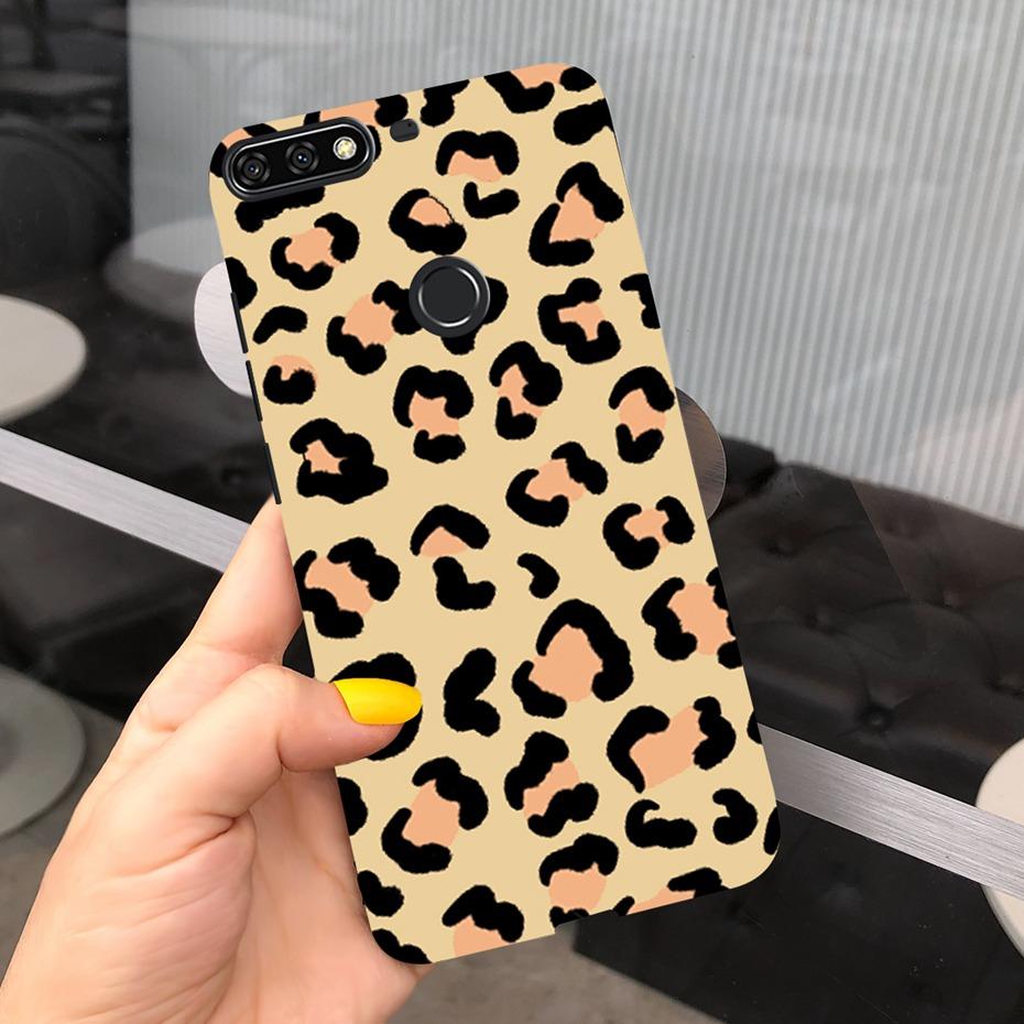 For Huawei Y7 Prime 2018 Lovely Printing Macaroon Silicone Soft Phone Case Back Cover For Huawei Y7 (2018) Y7Prime LDN-LX3 LX2