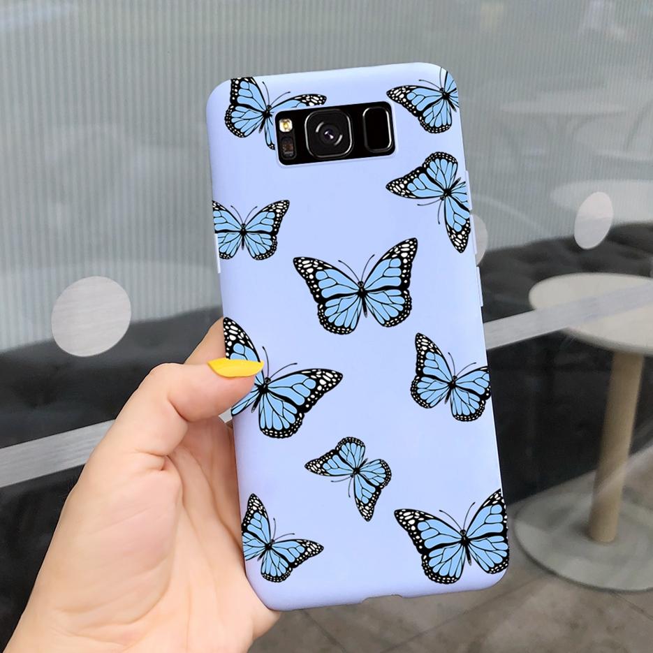 For Samsung Galaxy S8 Case Galaxy S8+ Cover Stylish Sunflower Pretty Girls Cover For Samsung S8 Plus GalaxyS8 S8+ Soft Bags Case