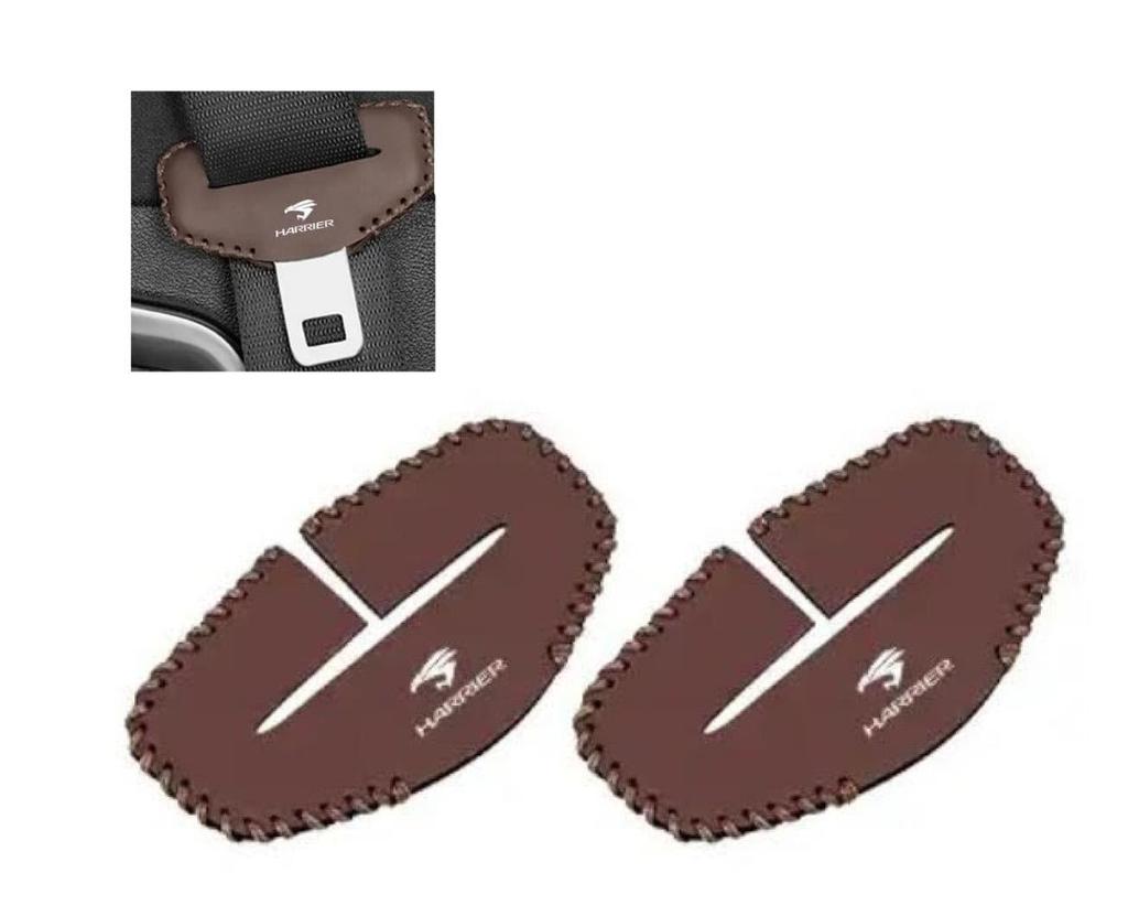 Car Seat Belt Cover Leather Seat Belt Cover for Toyota Harrier Harrier Accessories Buckle
