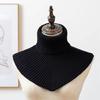 Outdoor Neck Guard Neckerchief Unisex Lining Soft High Collar Windproof Scarf for Office or Parties