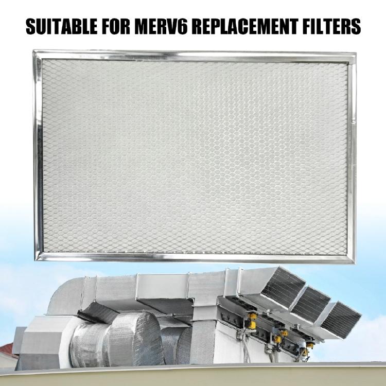 MERV6 Replacement Filter For 612409 Home Ventilation System Aluminum Frame Strong