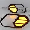 Compatible LED Daytime Running & Fog Lights with Sequential Turn Signals for 16-20 Ford Kuga.