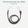30/60/90/120Cm Karabiner Elastisches Seil Outdoor Camping Gepäckgurt Wäscheleine Stretch Langlebig Campingausrüstung Multifunktion