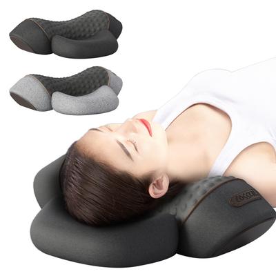 Neck Massager Ergonomic Electric Neck Pillow Heat & Vibration Shoulder Massager Pillow Multi-Function for Neck Stress Relief
