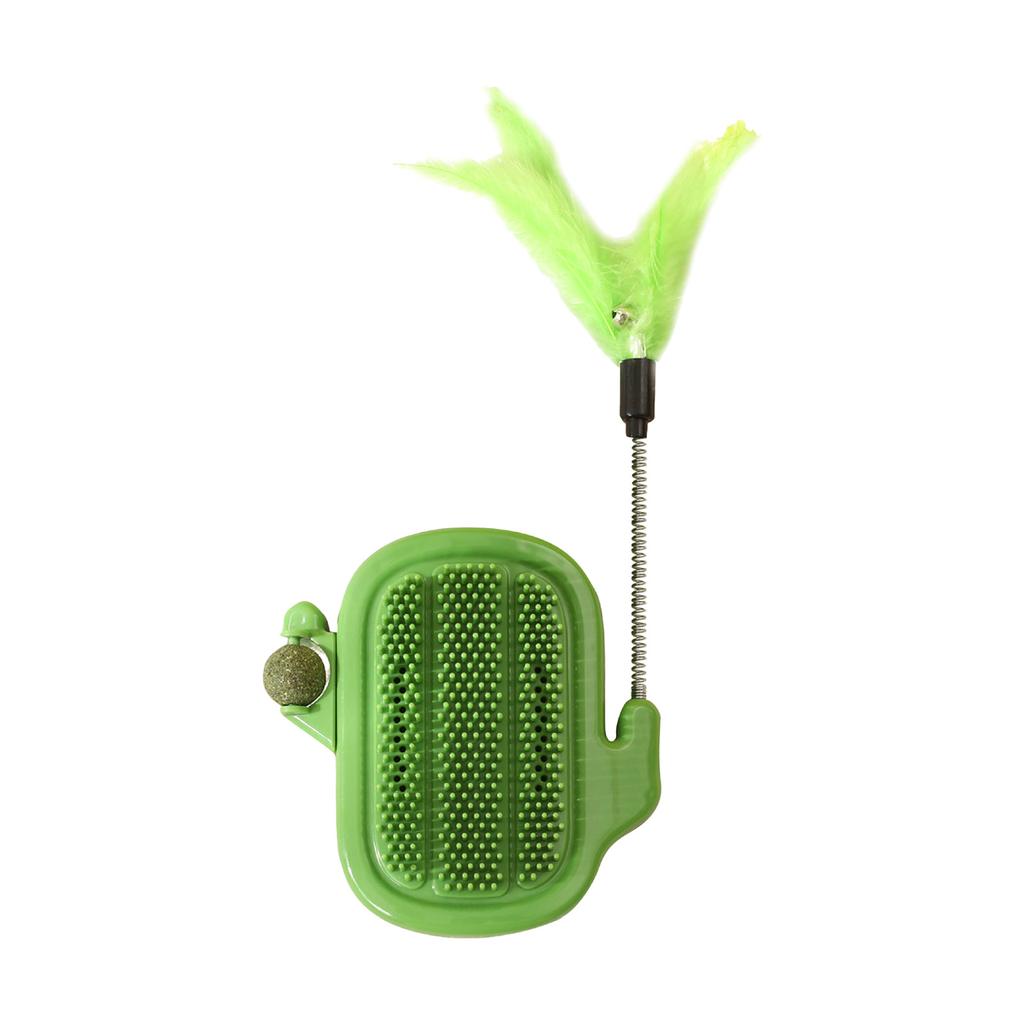 Cat Itching Tool Cat Teaser And Catnip Safe Pp Material Soft Comb Table Leg Strap Toy Brushing Hair Tool Of Cats Indoor Cat Toys