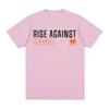 Rise Against Ricochet 2025 New Summer T-shirt Double Sided Printing Grunge Tee-shirt Pop Fashion Tshirt Gothic Clothes