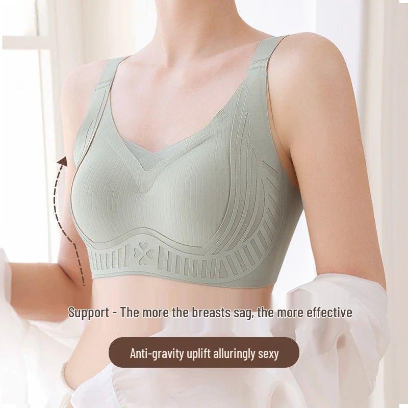 Seamless Push-Up Bra: Anti-Sag, Soft Support, Side Smoothing, Wire-Free Minimize
