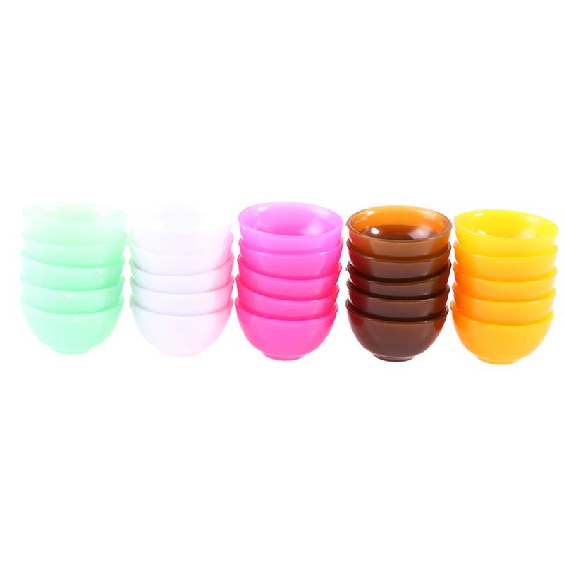 5Pcs 1:12 Dollhouse Miniature Round Bowl Model Kitchen Dinning Accessories