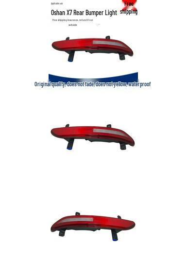 Changan Oshan X7 Rear Fog Light Assembly & Reflector Cover for 2020 Model Premium - Driver s Left