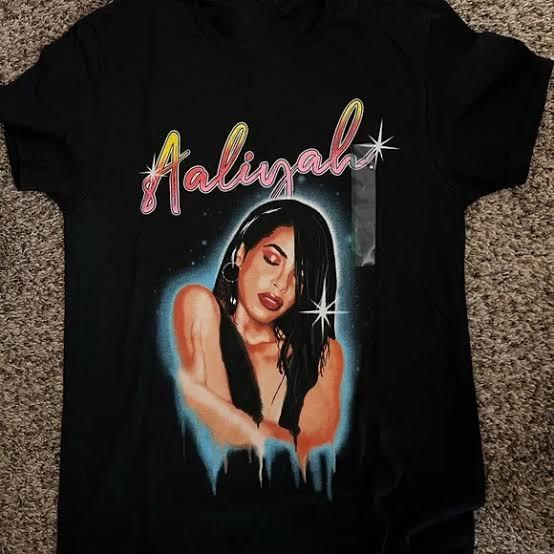 Rare Aaliyah graphic Short Sleeve Shirt Unisex Concert S-5XL SG793 Unisex T-Shirt S