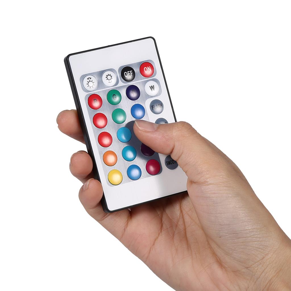 Mini 24 Tasten IR Fernbedienung Drahtloser Controller für 3528 5050 RGB LED Streifenlicht