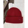 Simple and Versatile Solid Color Wool Hat Autumn and Winter Warm Woolen Hat Knitted Hat for Men and Women