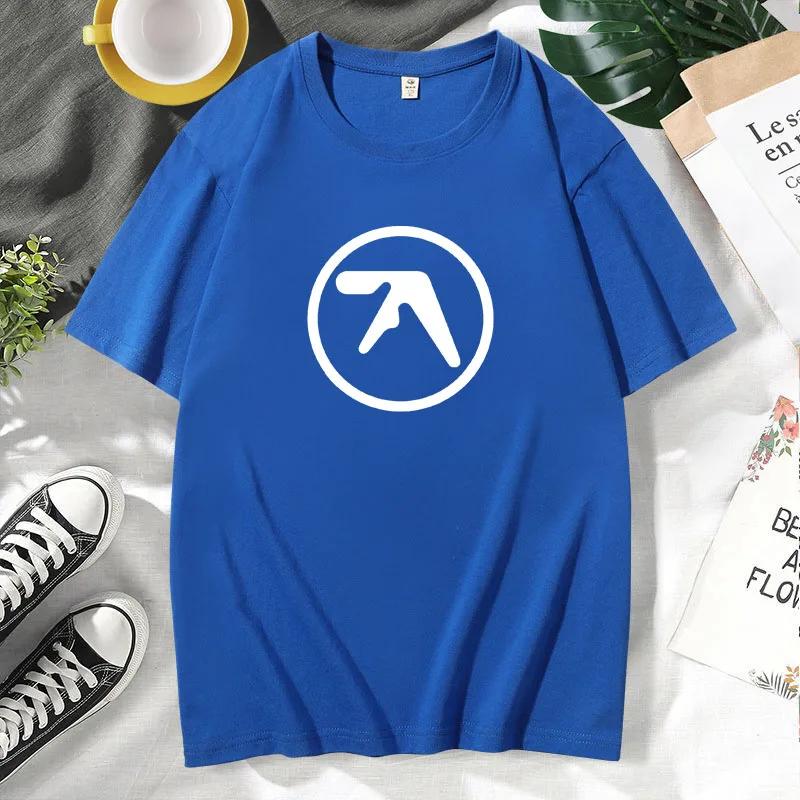 Pánské Vtipný Dárek Móda Aphex Twin Krátký Rukáv Pánské Černé Tričko Pánské Tričko Potisk Bavlna Krátký Rukáv Tričko