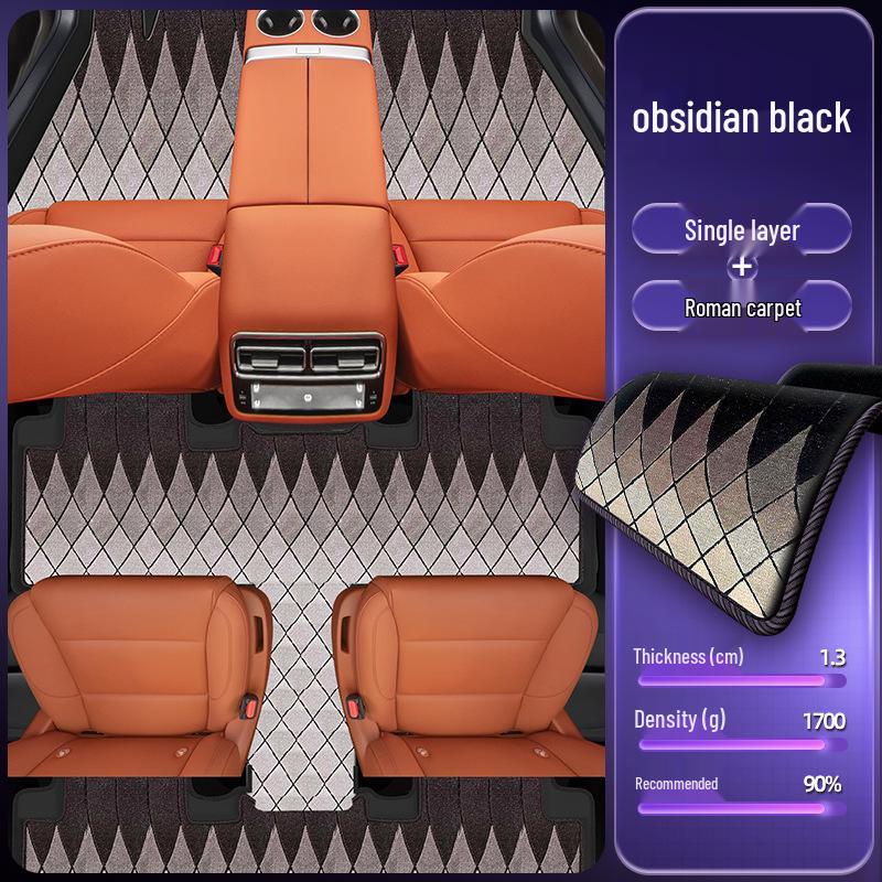 Eco-Friendly Double-Layer Floor Mats for L9 Vehicles - Waterproof & Dustproof Design