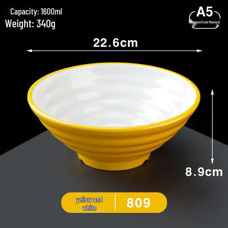 A5 Melamine 9-inch Noodle/Soup Bowl