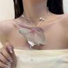 Elegant Flower Women's Neck Jewelry Delicate Flower Collar Chain Statement Necklace for Fashion Forward Individuals