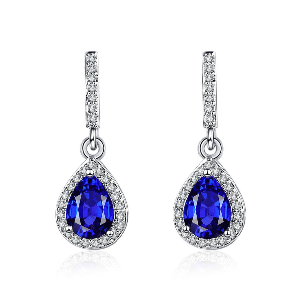 925 Sterling Silver Jewelry Women Fashion Cute Tiny Clear Crystal CZ Stud Earrings Gift for Girls Teens Lady E001