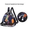Women's Waterproof Oxford Backpack, Fashion Camouflage Multifunctional 3-in-1 Travel & School Bag, Single Shoulder Crossbody Daypack
