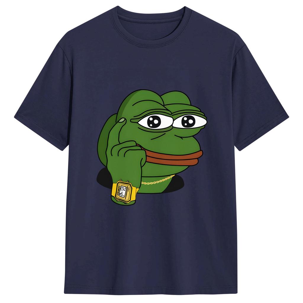 Pepe The Frog Tshirt For Unisex Awesome 100 Cotton Tee Shirt O Neck Short Sleeve T Shirts Summer Clothing