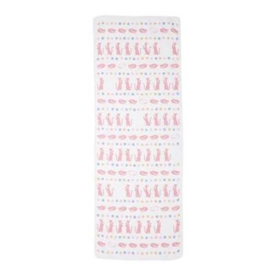 Yamamoto Jin Shoten Fukukoi Fluffy Double Gauze Tenugui Towel, Maneki-neko (Beckoning Cat) Design, Approx. 32x89cm, For Business Prosperity, Made In