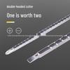Dual-Use Magnetic Telescopic Crystal Handle Screwdriver (Cross & Flathead)