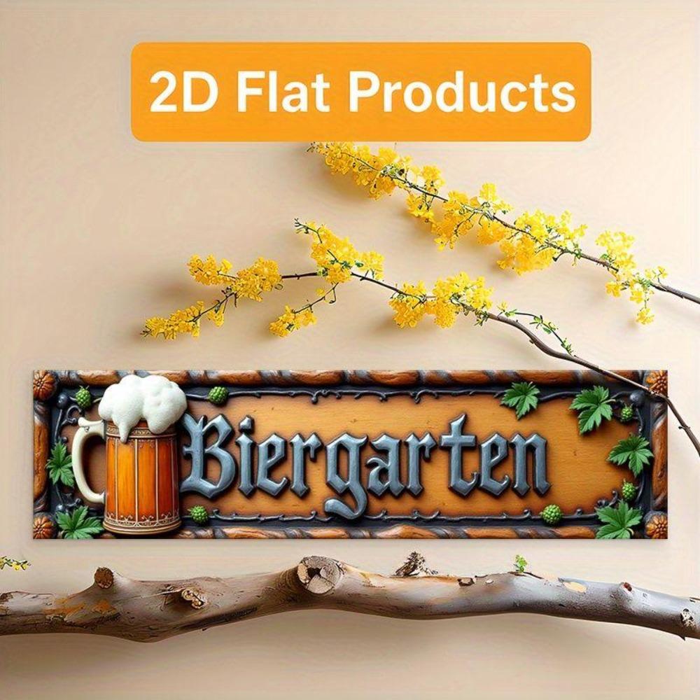 Retro Metal Wall Art for Home Office Beer Bar Decor
