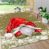 1Pc Christmas Gnome Snow Carpet Rug Soft Washable Antislip Home Living Room Sofa Mats Personalized Christmas Rug