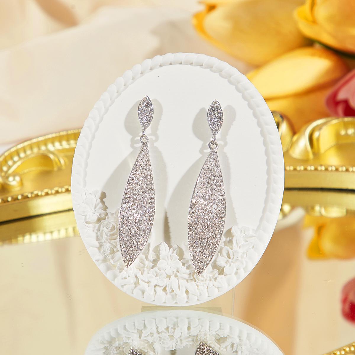 

CMM модные популярные блестящие серьги-подвески с каплями воды и цирконием, дизайн диких изысканных женских золотых серебристых украшений серебряный