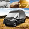 Windshield Cover For Mercedes-Benz Sprinter 2006-2018 / 2018-2025 VW Crafter, 600D Oxford Weatherproof Anti-Theft Snow Cover