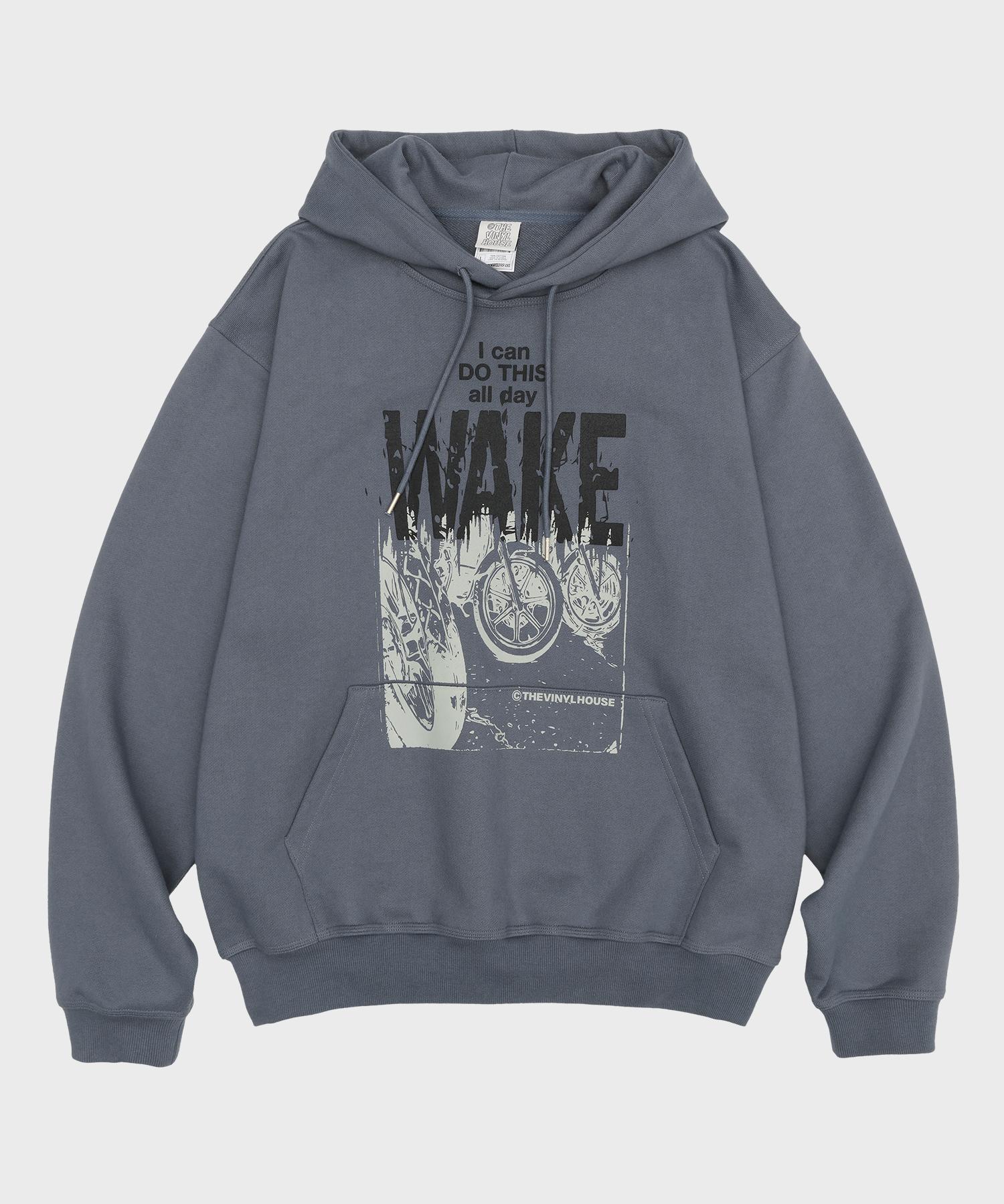 The Vinyl House Wake Hoodie Gray (Vh2Esum400A) Grey/L