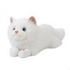 Cuddly Cat with Sound Soft Toy Huggable for Kids, Toddlers, Bedtime, Nursery Decor White