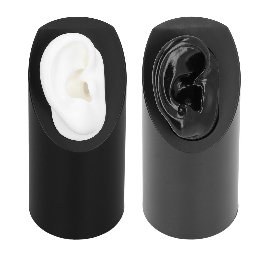 Soft Silicone Flexible Model Body Part Displays Human Right Ear Model Simulation for Ear Jewelry Dis