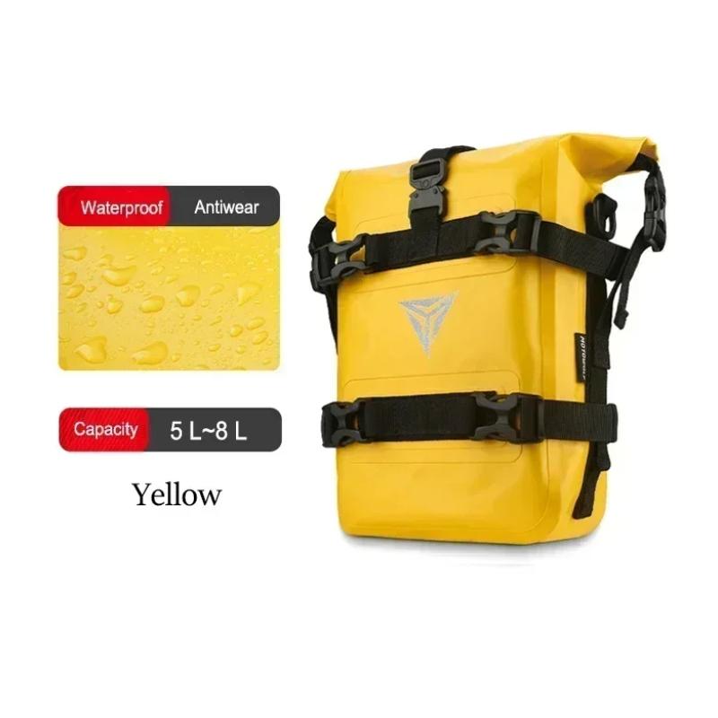 Motowolf Motorcycle Side Saddle Bag Anti-collision Bar Tool Storage Bag Waterproof All Season Motorcycle Universal Side Backpack