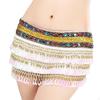 Women Belly Dance Skirt Dancewear Hip Belt Tassel Scarf Wrap for Performance Dancer