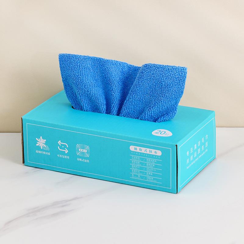 Super Soft Microfiber Cleaning Cloths - Highly Absorbent Reusable Dish Towels Quick-Dry Pull-out Dish Multipurpose Kitchen Towels