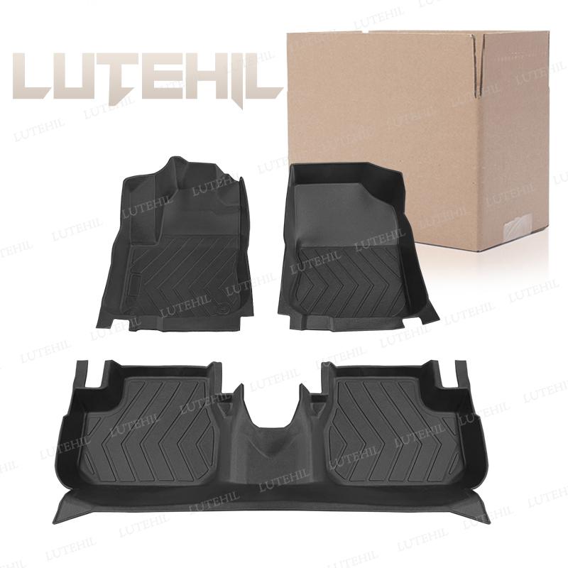 For PEUGEOT 2008 2014-2019 2018 2017 2016 2015 All-Weather TPE Floor Mat Custom Carpet Cover Automotive Interior Accessories