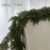 Real Touch Christmas Norfolk Pine Garland,Artificial Christmas Garland Fake Pine Needles Faux Green Garland