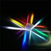 Prism Six-Sided Bright Light Combine Cube Prism Stained Glass Beam Splitting Prism Optical Experiment Instrument Bright bright
