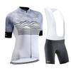 Women's Summer Short Sleeve Cycling Suit Strap Set Breathable Quick-Drying Mountain Bike Team Edition Cycling Suit