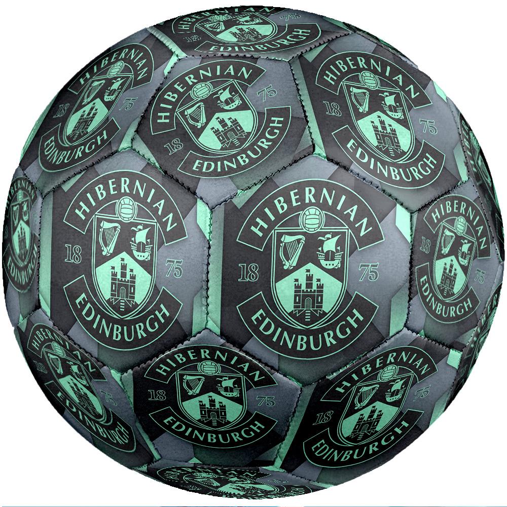 Hibernian FC Size 5 Standard Football Durable Training Match Soccer Ball for Adult Outdoor Sports