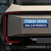 Fahrschüler Magnet Anfängerfahrer Magnet für Auto Hochsichtbarer Auto Magnet Aufkleber Wetterfest Anfängerfahrer Stoßstangenaufkleber Für