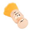 Neck Duster Brush Ergonomic Handle Soft Nylon Bristles Gentle Neck Hair Cleaning Dusting Brush for