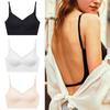 Seamless French Low Back Halter Bra: Invisible, Multi-Way, Comfortable Design