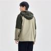GIORDANO Men's Colorblock Hooded Fleece Jacket