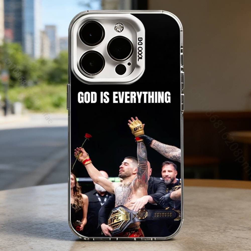 I-Ilia Champion T-Topuria Hard Phone Case for IPhone 17 16 15 14 13 12 11 Pro Max Plus16E X XR XS Max Shockproof Full Cover