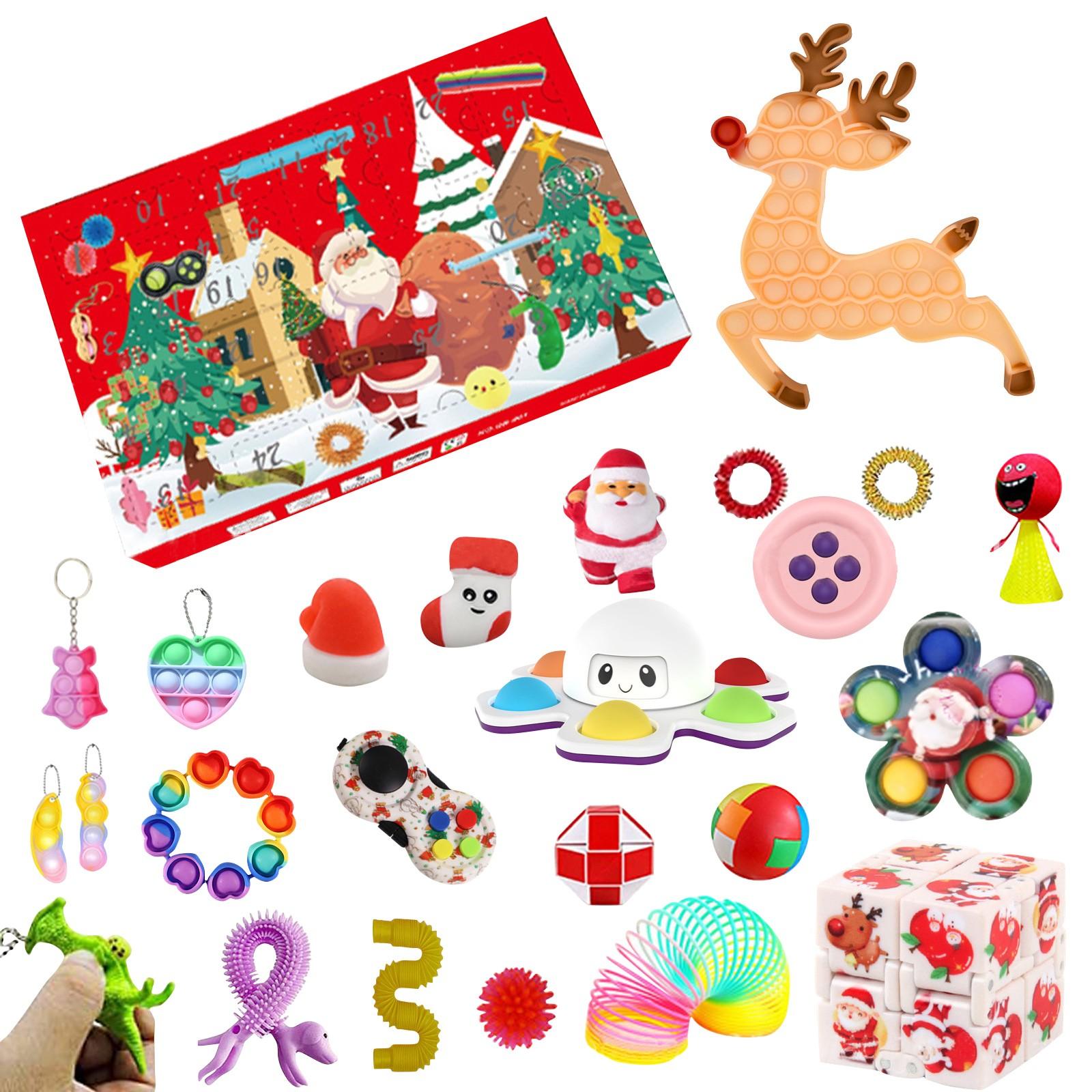 

Рождественская силиконовая сенсорная декомпрессия, настольная головоломка, декомпрессионная игрушка